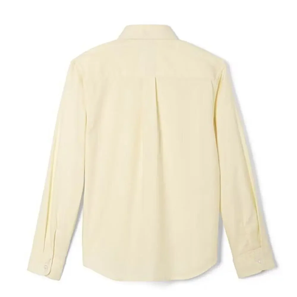 French Toast Boys Wrinkle Resistant Button-Down Dress Shirt Yellow 18H $32‎